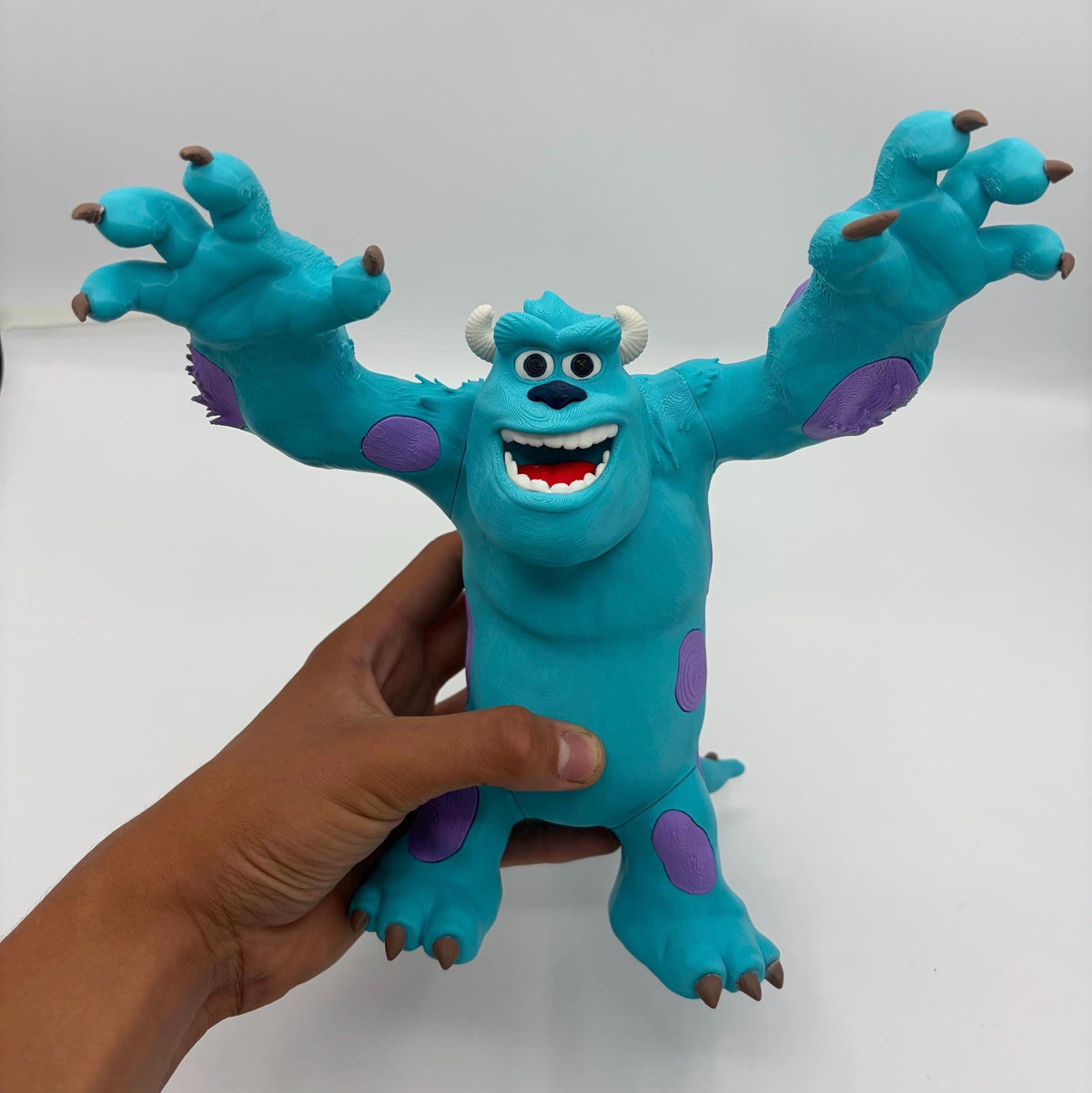 Mike Wazowski and Sully Figurines | Monsters Inc Fan Art Collectible, Desk Decor