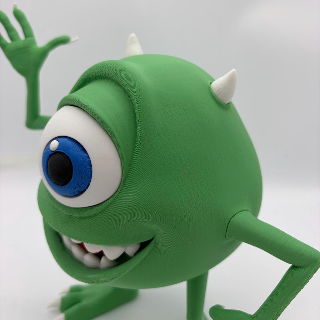 Mike Wazowski and Sully Figurines | Monsters Inc Fan Art Collectible, Desk Decor
