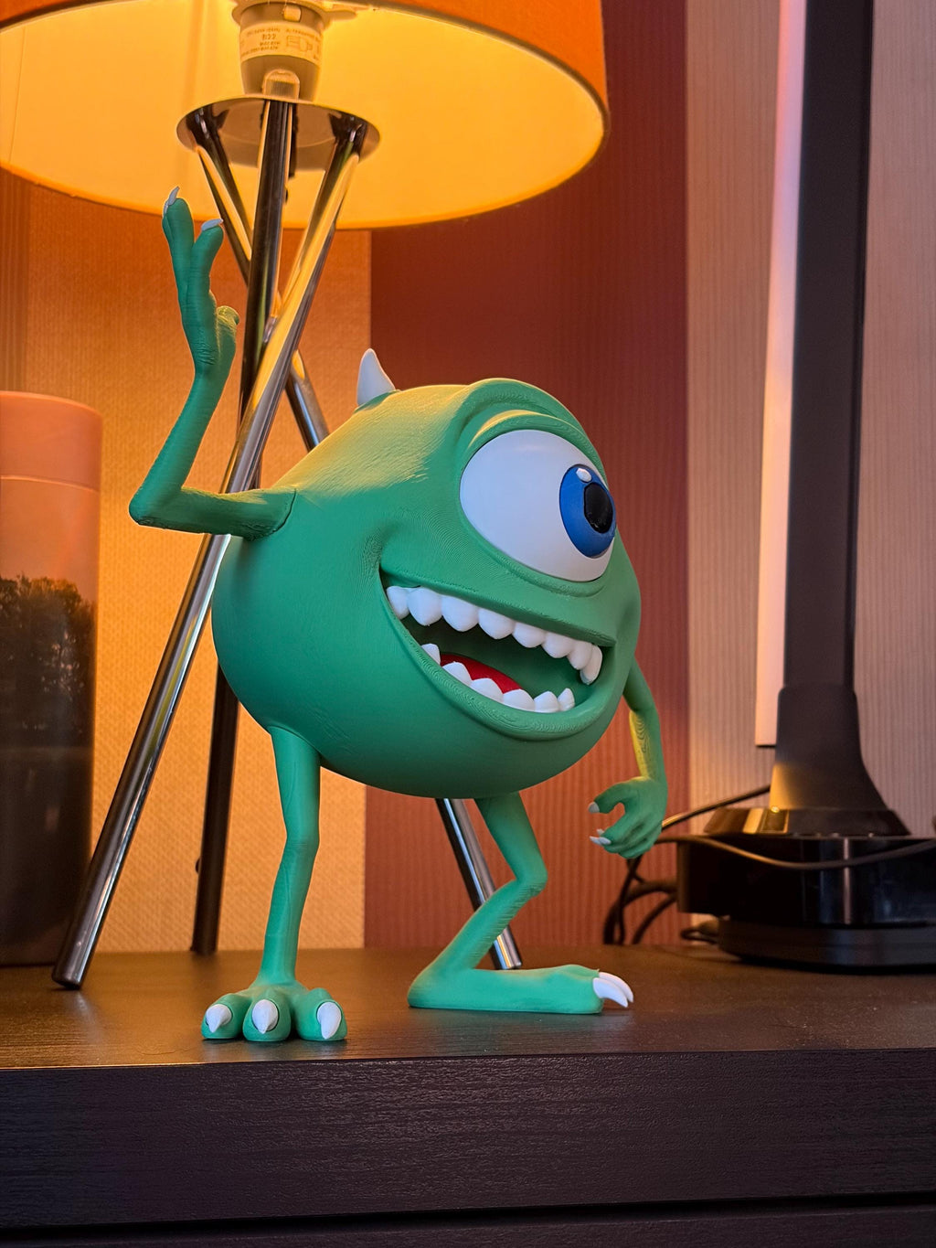 Mike Wazowski and Sully Figurines | Monsters Inc Fan Art Collectible, Desk Decor