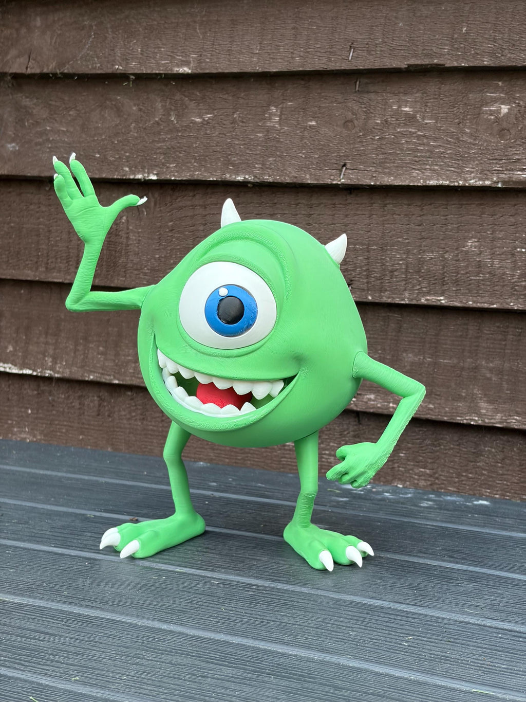 Mike Wazowski and Sully Figurines | Monsters Inc Fan Art Collectible, Desk Decor