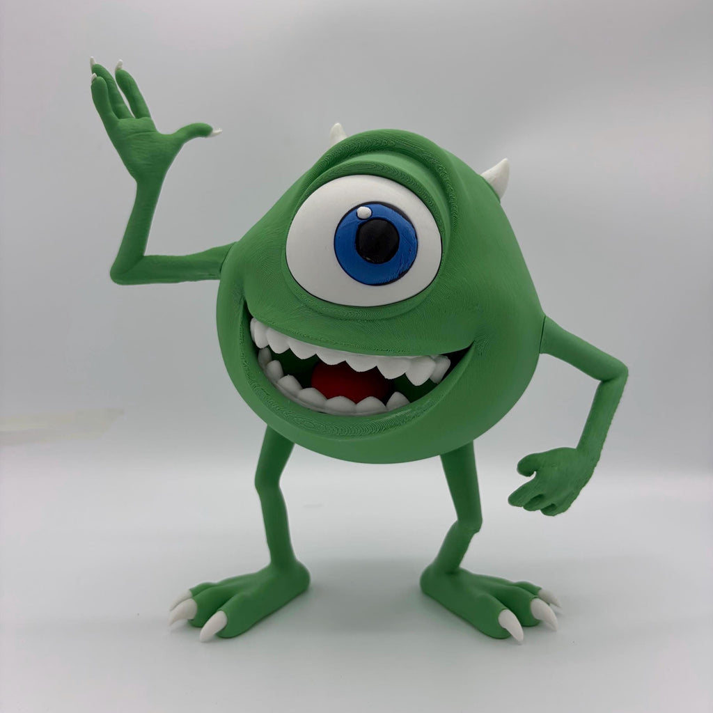 Mike Wazowski and Sully Figurines | Monsters Inc Fan Art Collectible, Desk Decor