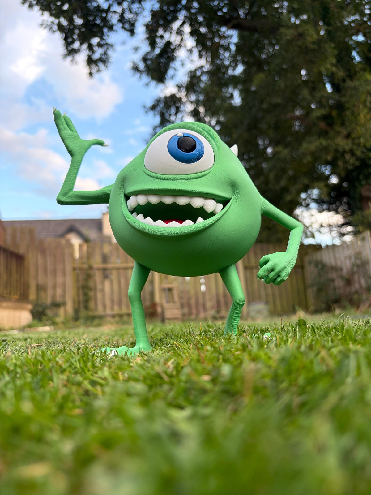 Mike Wazowski and Sully Figurines | Monsters Inc Fan Art Collectible, Desk Decor