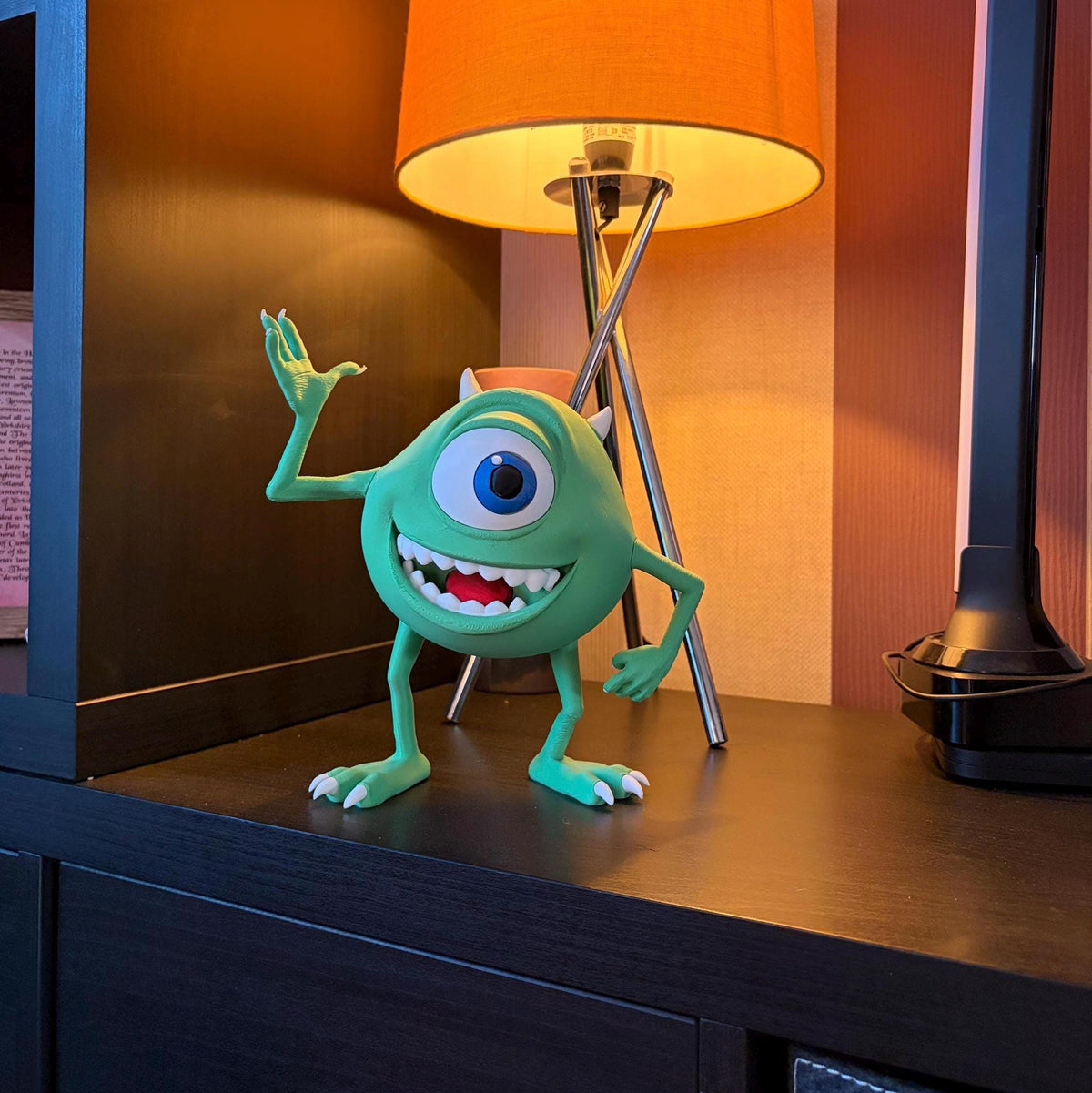 Mike Wazowski and Sully Figurines | Monsters Inc Fan Art Collectible, Desk Decor